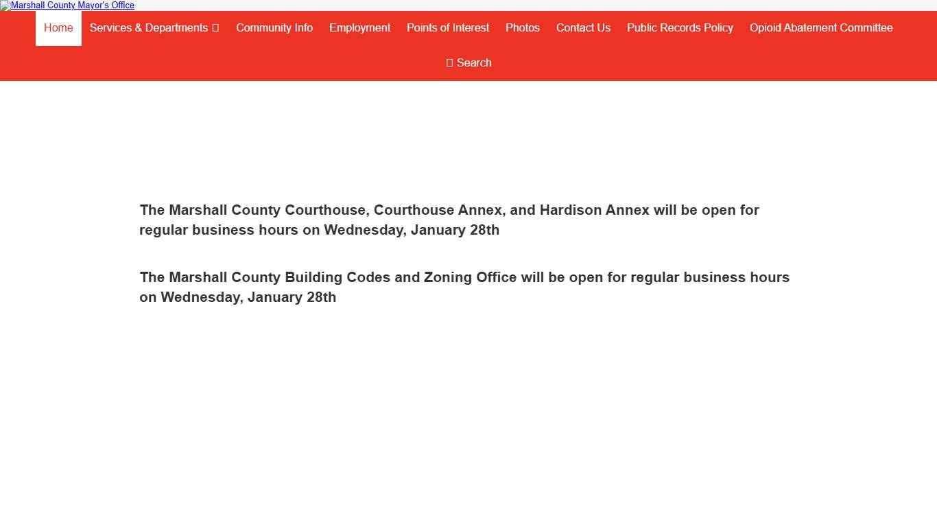 Marshall County Tennessee